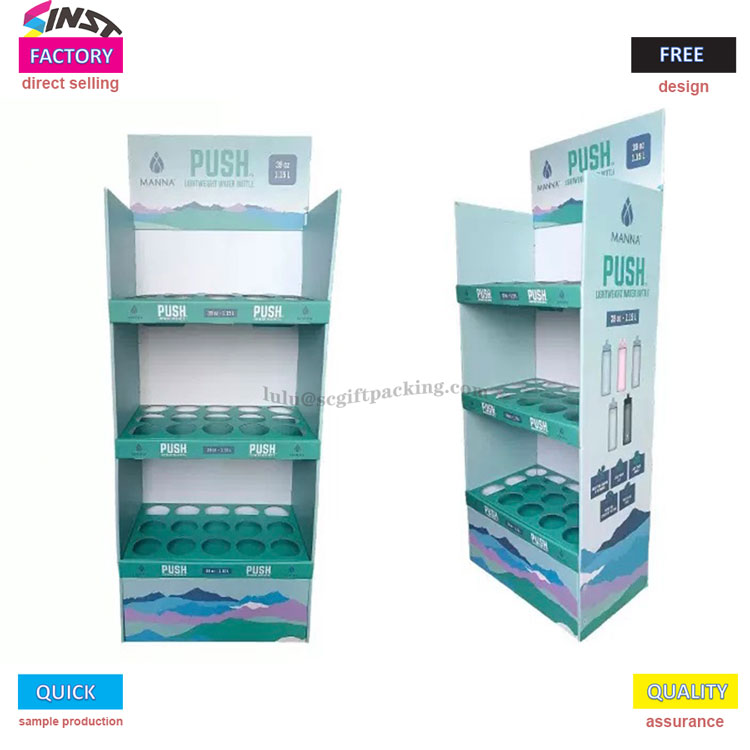அட்டை நீர் பாட்டில் டிஸ்ப்ளே ரேக்குகள் புதிய சில்லறை காட்சி சுற்றுச்சூழல் அமைப்பை எவ்வாறு மாற்றியமைக்க முடியும்?