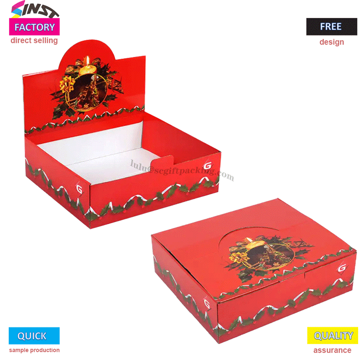 கிறிஸ்துமஸ் டெஸ்க்டாப் டிஸ்ப்ளே ஸ்டாண்ட் கிளாசிக் வண்ணத் திட்டம் டெஸ்க்டாப் பண்டிகை விழா உணர்வைத் தூண்டுகிறது